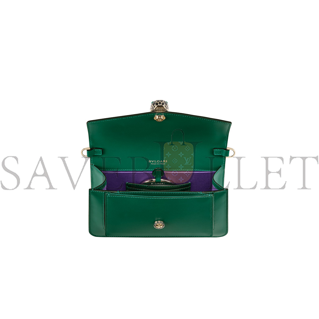 BVLGARI SERPENTI FOREVER EAST-WEST SHOULDER BAG (22*13*5.5cm) BVLGARI SERPENTI FOREVER EAST-WEST SHOULDER BAG (22*13*5.5cm)